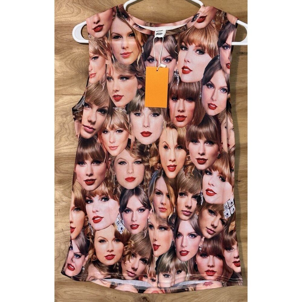 NWT beloved Small Tank Top Taylor Swift Collage